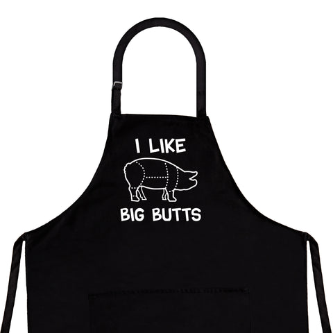 Nomsum | I Like Big Butts | Premium Quality Barbeque Aprons for Men