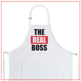 Nomsum | The Boss & Real Boss | 2-Piece Kitchen Matching Apron Set